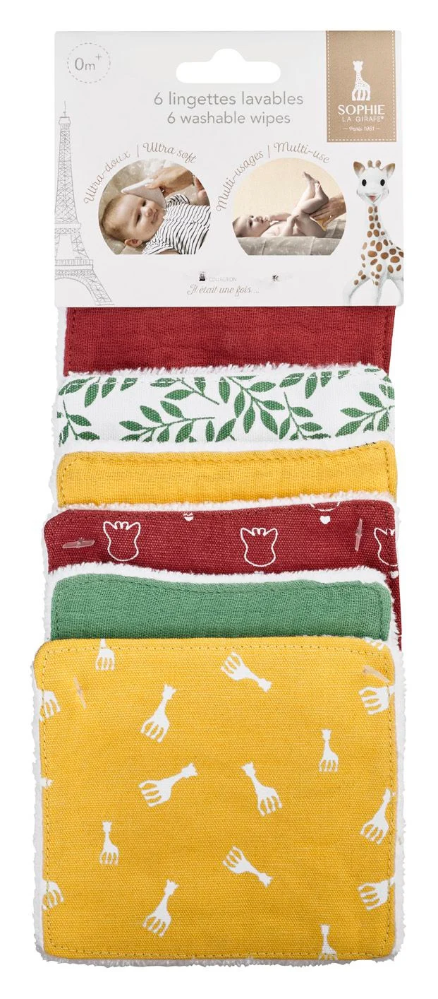 Vulli Ultra Soft Waschtücher Set Sophie la girafe (6St.)