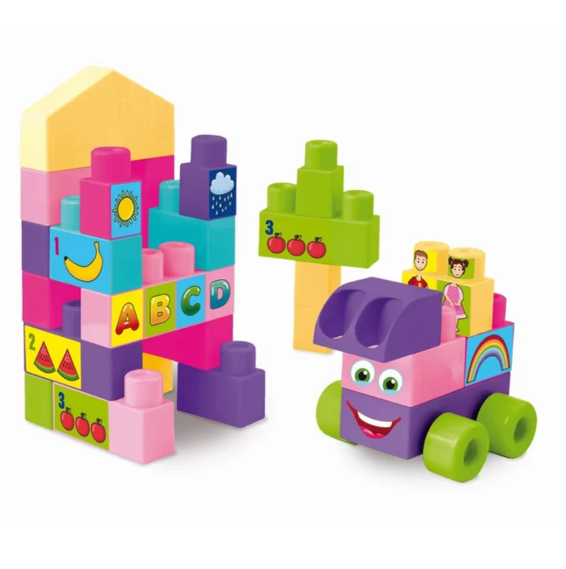 WADER Big Blocks – 26 große Bausteine für Kleinkinder| Neu, mit OVP