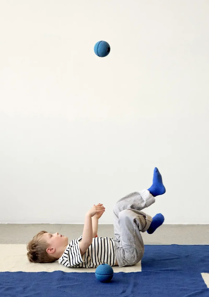 3er-Set Schaumstoffbälle Blue