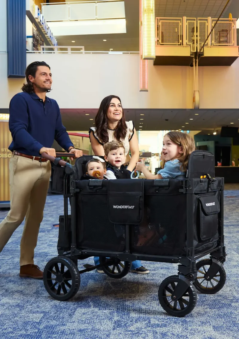 W4 Luxe Pro Kinderwagen 4-Sitzer Sandy Beige