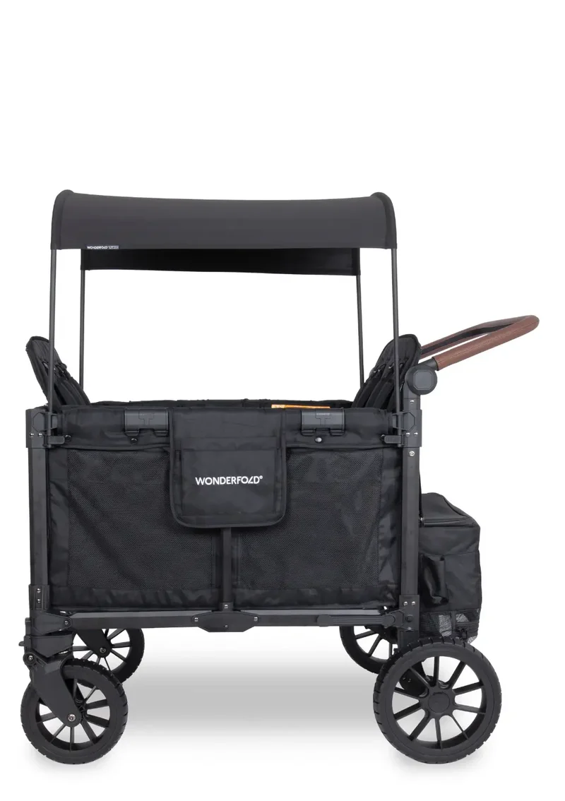 W4 Luxe Pro Kinderwagen 4-Sitzer Jet Black