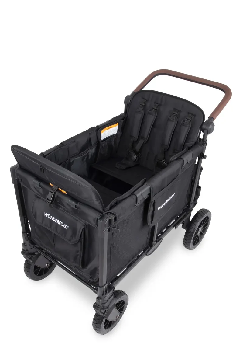 W4 Luxe Pro Kinderwagen 4-Sitzer Jet Black