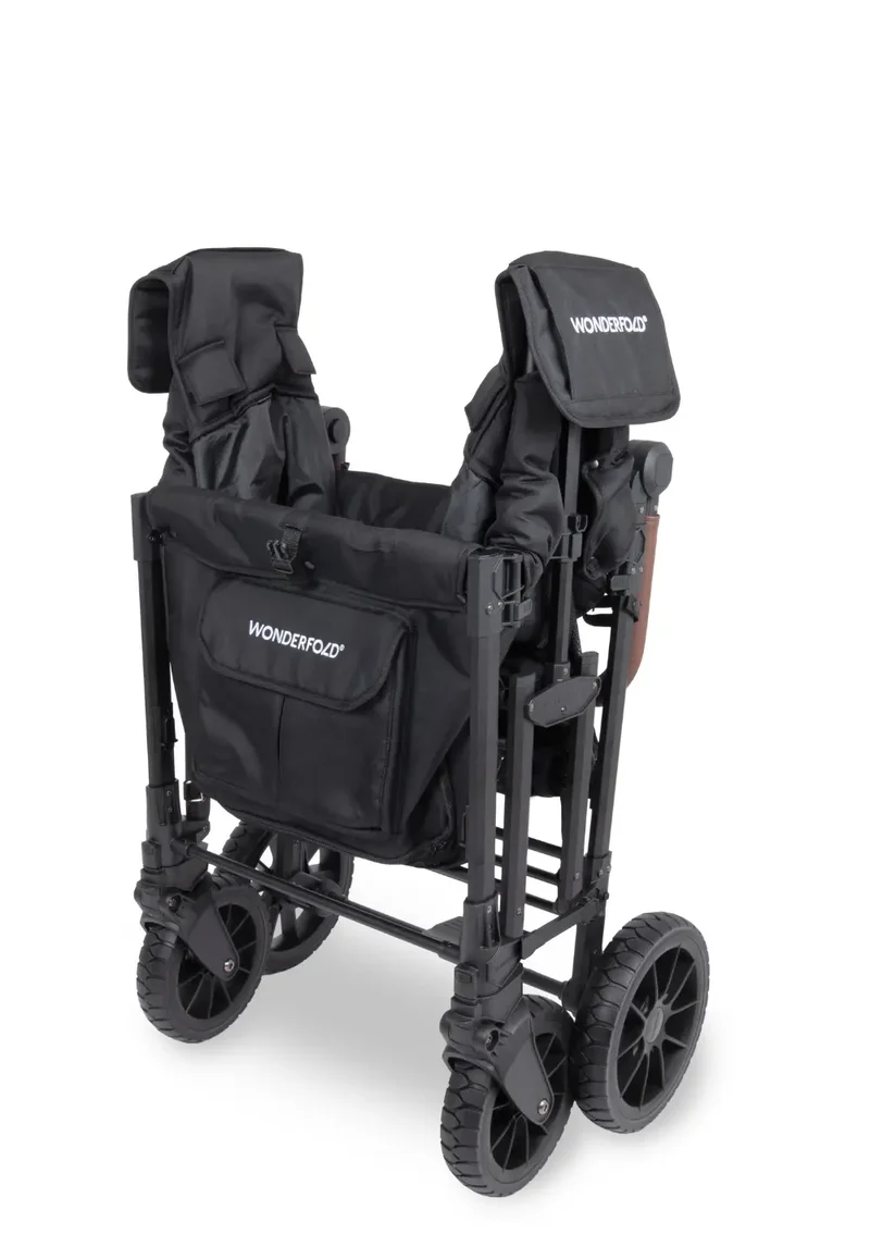 W4 Luxe Pro Kinderwagen 4-Sitzer Jet Black