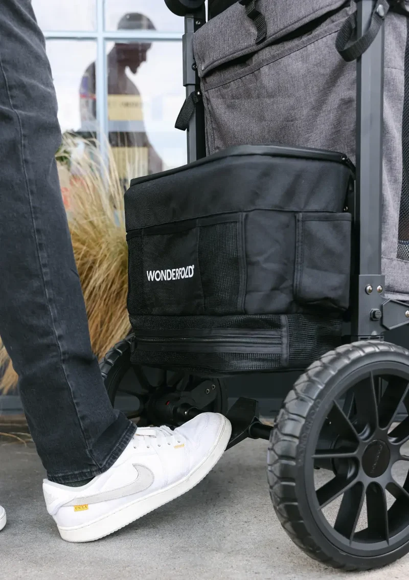 W2 Luxe Pro Kinderwagen 2-Sitzer Jet Black