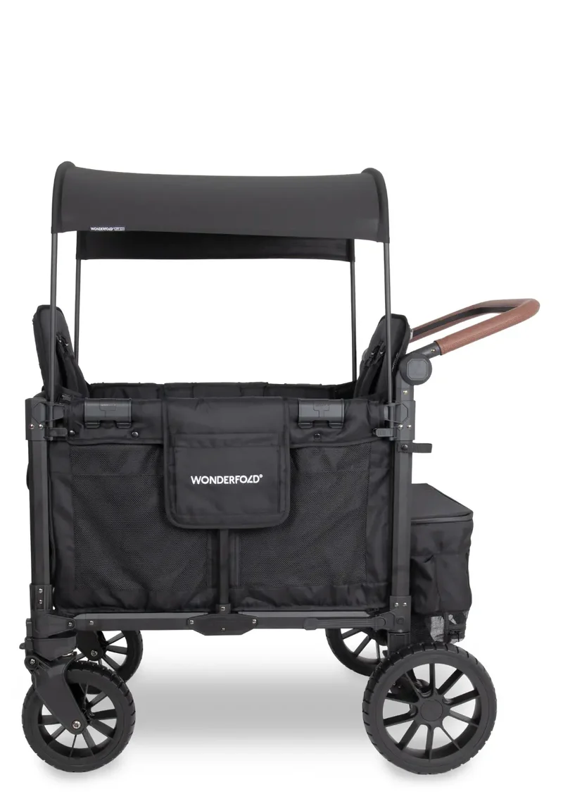 W2 Luxe Pro Kinderwagen 2-Sitzer Jet Black