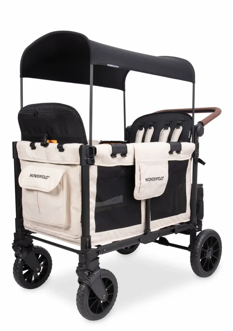 W4 Luxe Pro Kinderwagen 4-Sitzer Sandy Beige