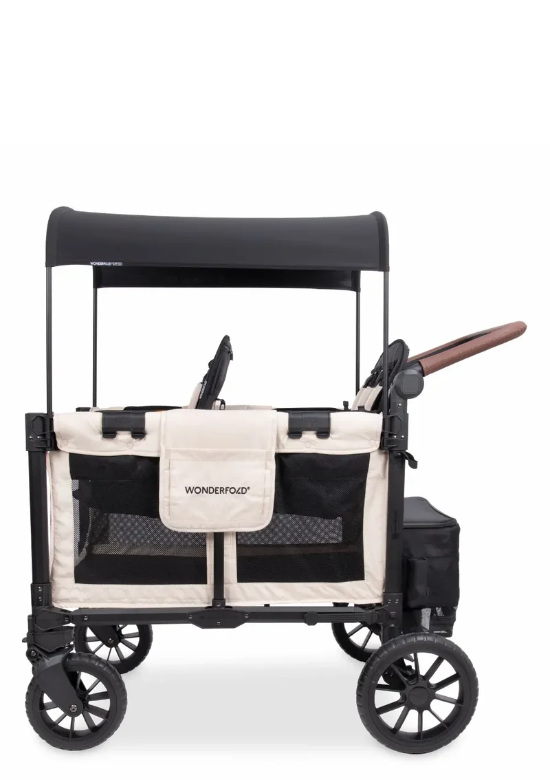 W4 Luxe Pro Kinderwagen 4-Sitzer Sandy Beige