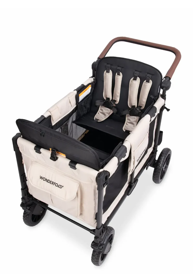 W4 Luxe Pro Kinderwagen 4-Sitzer Sandy Beige