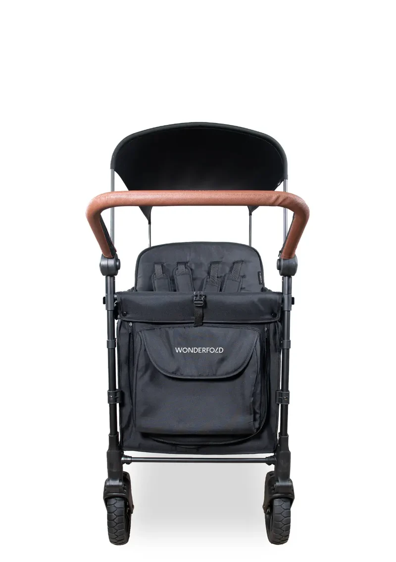 W6 Luxe Pro Kinderwagen 6-Sitzer Jet Black