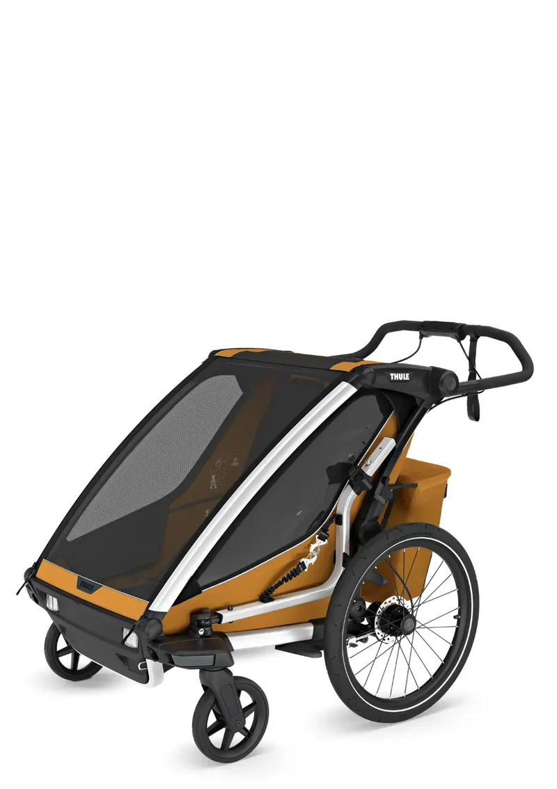 Multisport-Fahrradanhänger 'Chariot Sport 2 Double' Natural Gold