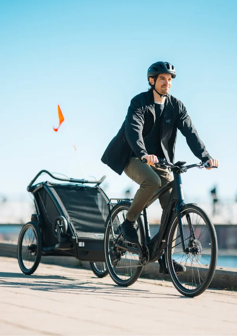 Multisport-Fahrradanhänger 'Chariot Sport 2 Double' Black