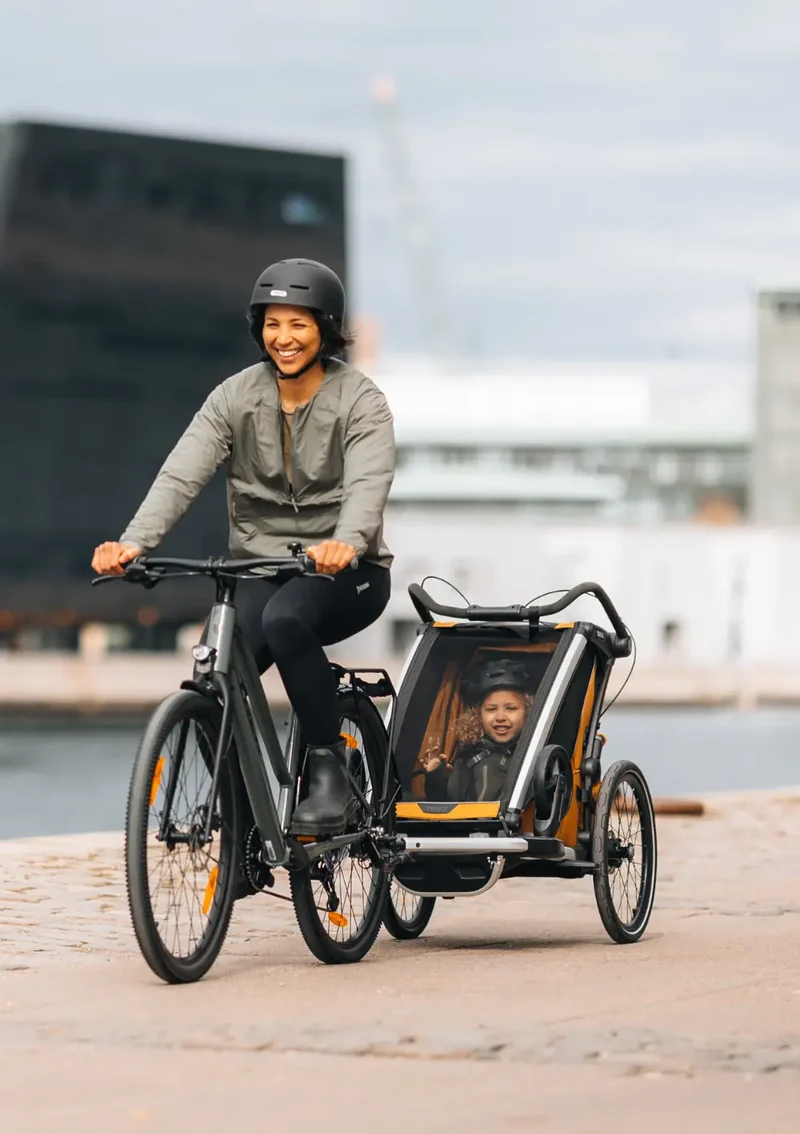 Multisport-Fahrradanhänger 'Chariot Sport 2 Single' Natural Gold