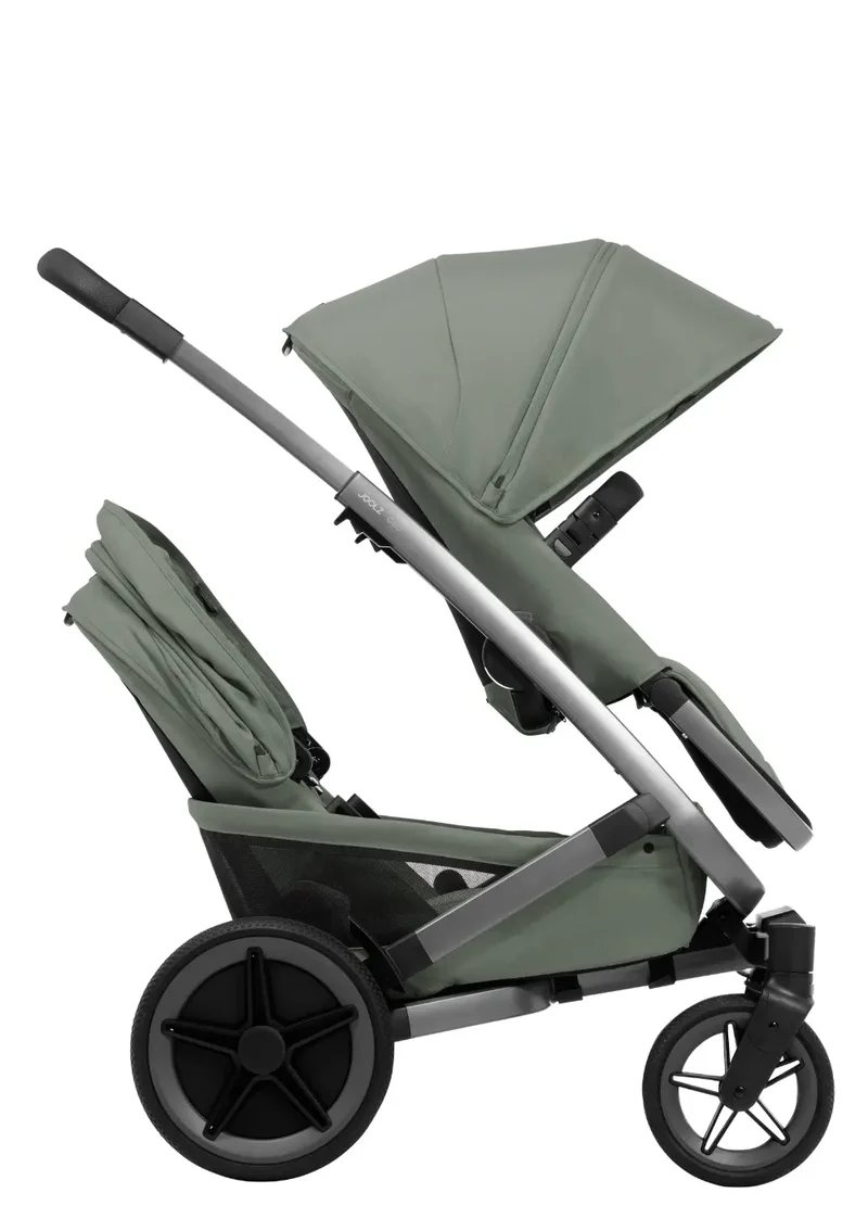 Geschwister-Sitz für Kinderwagen 'Geo3/5' Sage Green