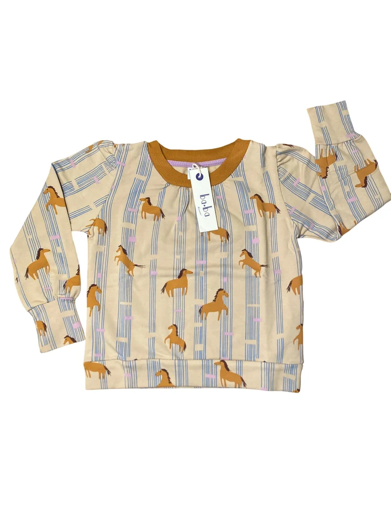 Ba*ba Sweatshirt Pferde 98 | 3yrs