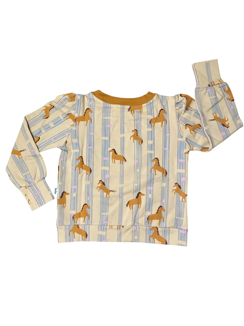 Ba*ba Sweatshirt Pferde 98 | 3yrs