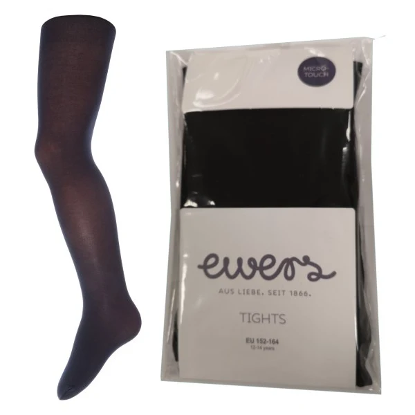 Ewers Kinder Microtouch Feinstrumpfhose Schwarz
