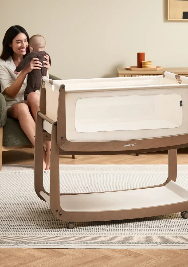 Beistellbett 'SnüzPod 5' Walnuss