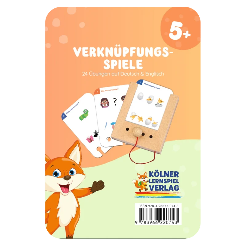 Kartensatz "Verknüpfungsspiele" für den Lochkasten (ab 5 Jahren)