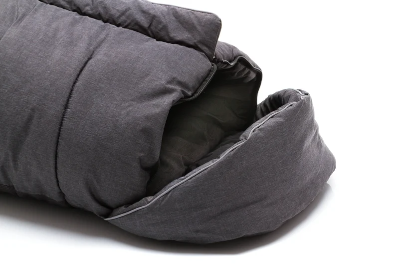 Fillikid Winter Thermo Fußsack K2 Pongee Dunkelgrau Melange