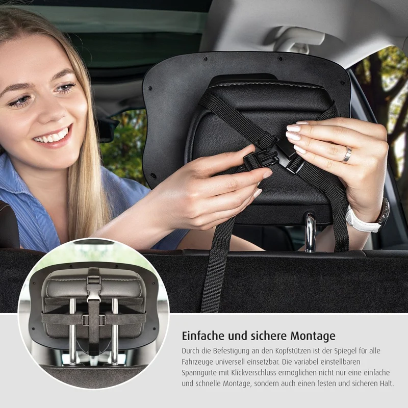 reer BabyView LED Auto-Sicherheitsspiegel mit Licht