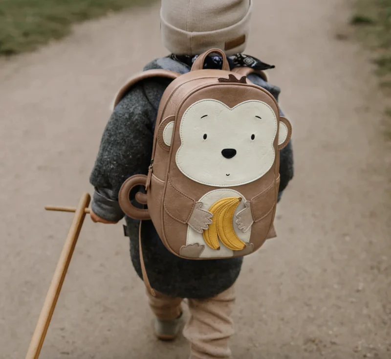 Großer Affe-Rucksack "Momo" für Kinder von Little Who