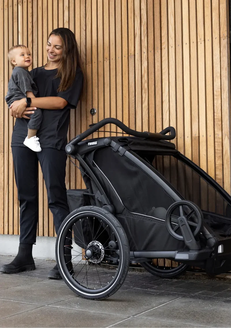 Multisport-Fahrradanhänger 'Chariot Sport 2 Single' Black