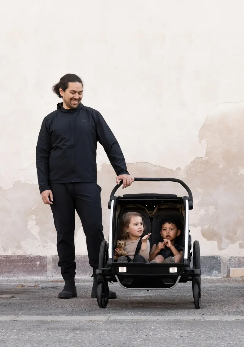 Multisport-Fahrradanhänger 'Chariot Cross 2 Double' Dark Slate