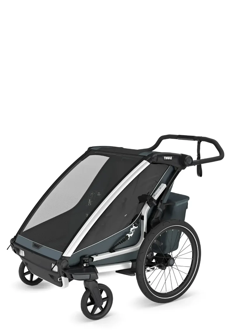 Multisport-Fahrradanhänger 'Chariot Cross 2 Double' Dark Slate