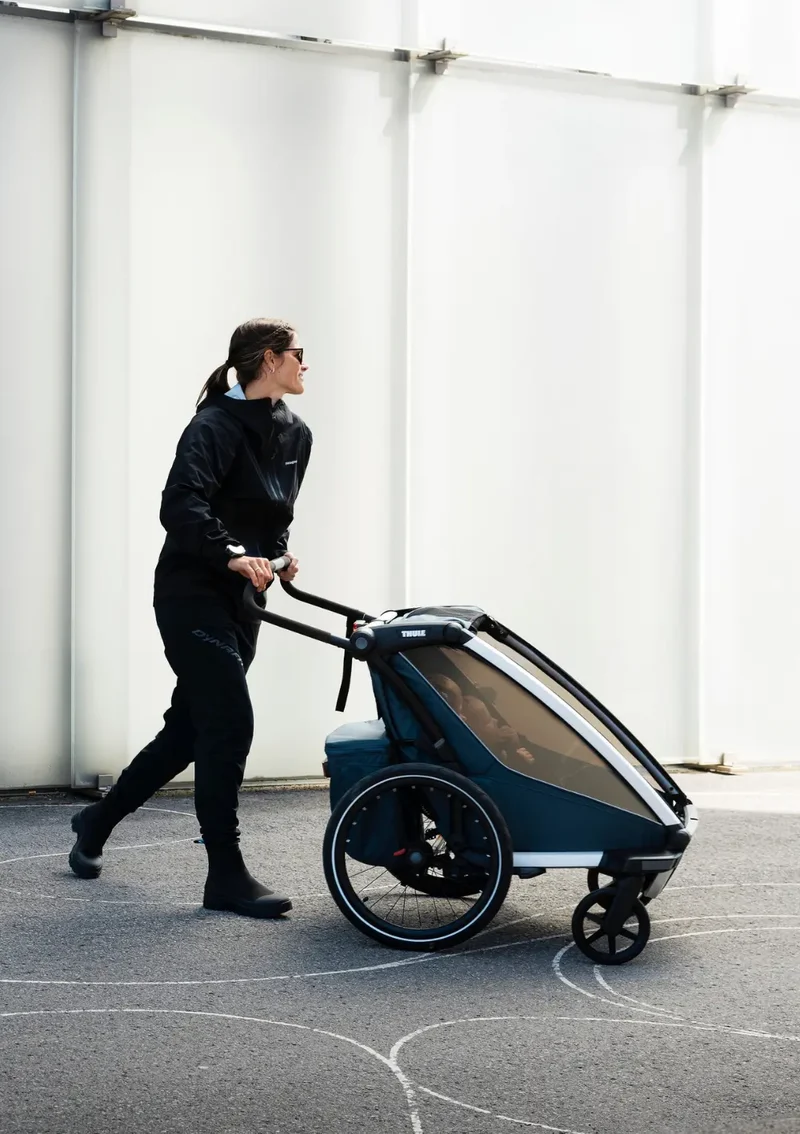 Multisport-Fahrradanhänger 'Chariot Cross 2 Double' Dark Slate
