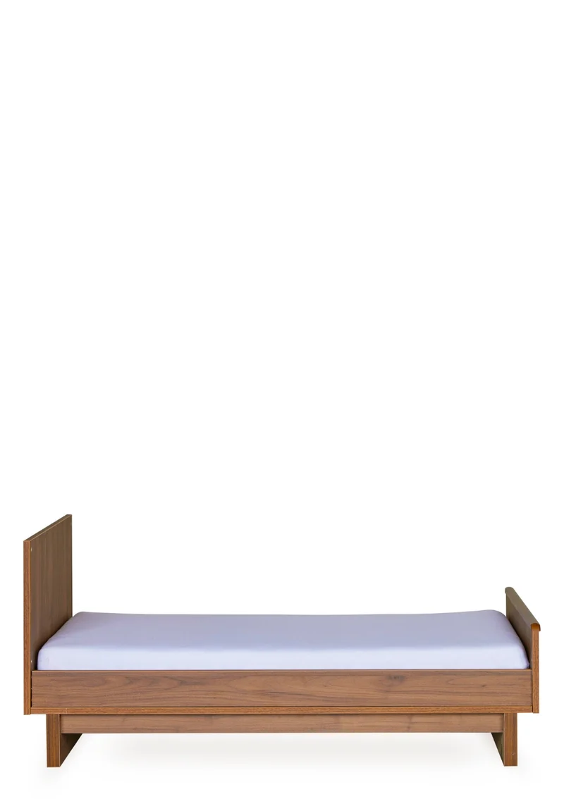 2-in-1 Bett 'Kyo' Walnut 140 x 70 cm