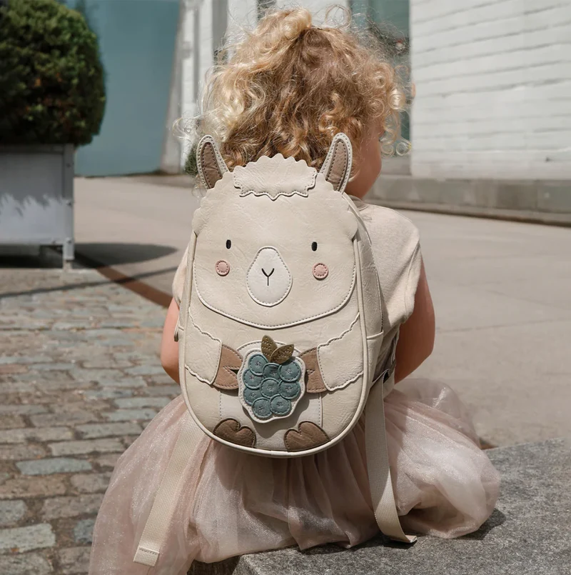 Großer Alpaka-Rucksack "Lille" für Kinder von Little Who