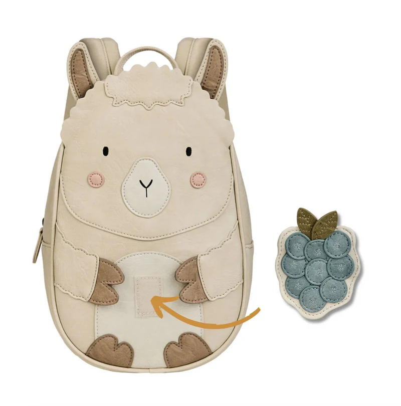 Großer Alpaka-Rucksack "Lille" für Kinder von Little Who