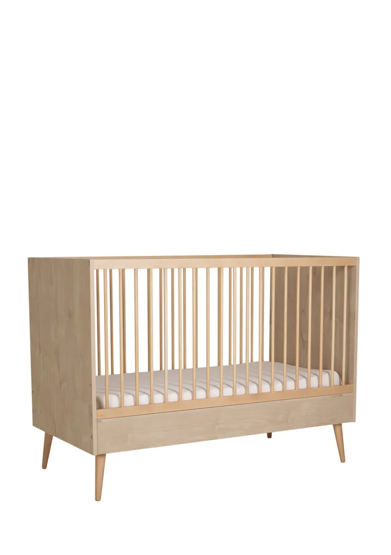 2-in-1 Bett 'Cocoon' Natural Oak 140 x 70 cm