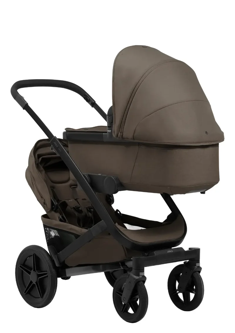 Geschwister-Kinderwagen-Set 'Geo5 Double' Hazel Brown