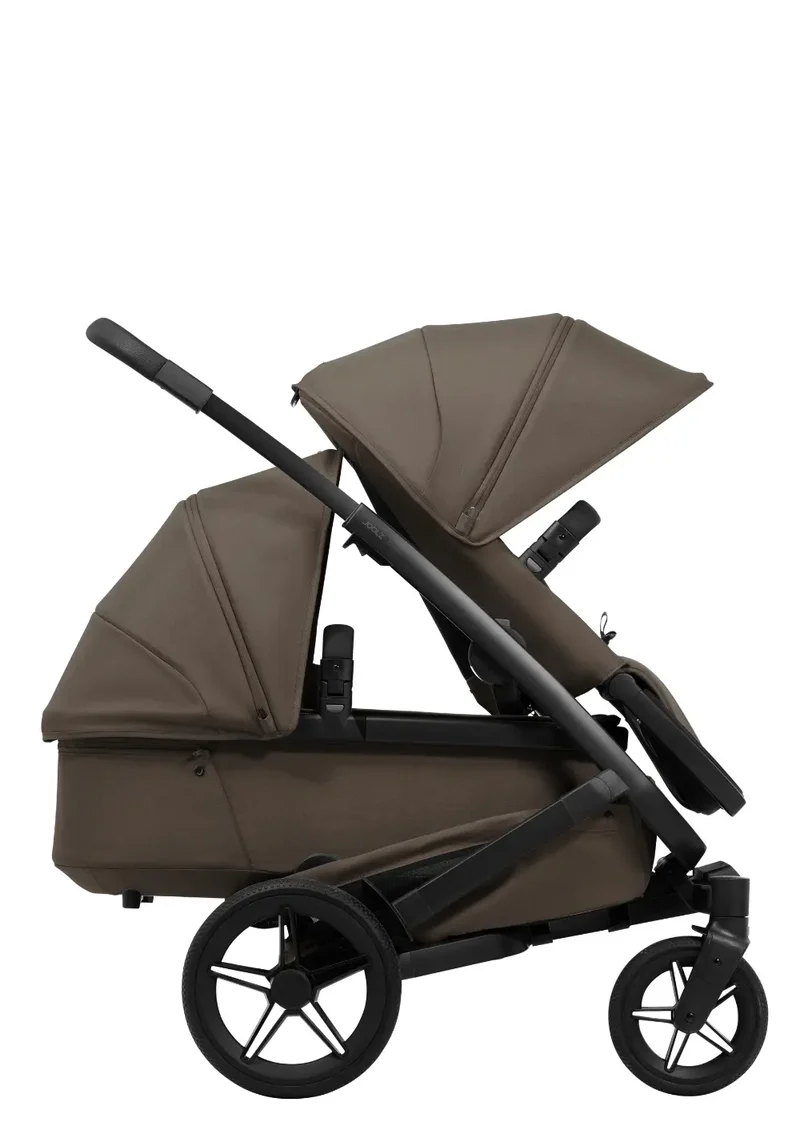 Geschwister-Kinderwagen-Set 'Geo5 Double' Hazel Brown