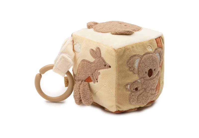 Aktivitätswürfel "Kangaroots" von Jollein - tolle Geschenkidee zur Geburt