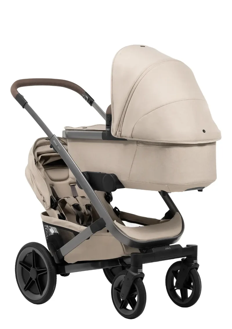 Geschwister-Kinderwagen-Set 'Geo5 Double' Sandy Taupe