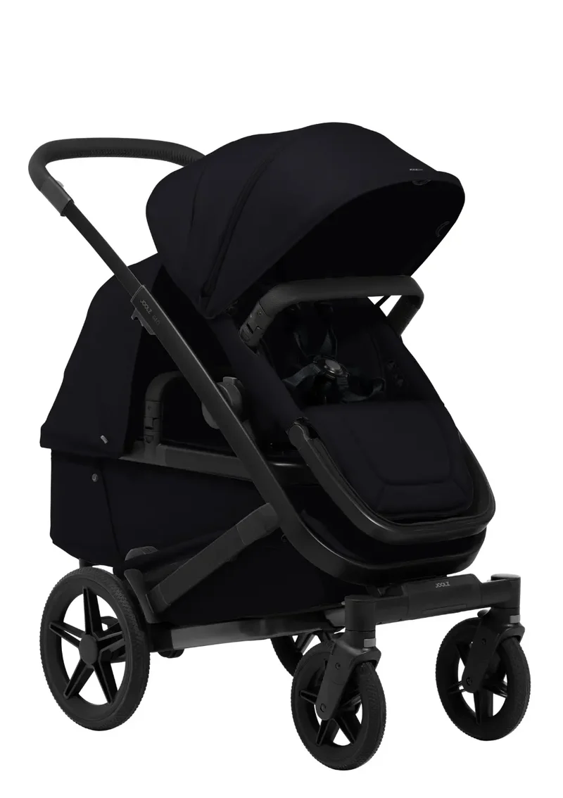 Geschwister-Kinderwagen-Set 'Geo5 Double' Space Black