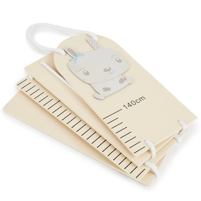Bieco faltbare Messlatte aus Holz Hase