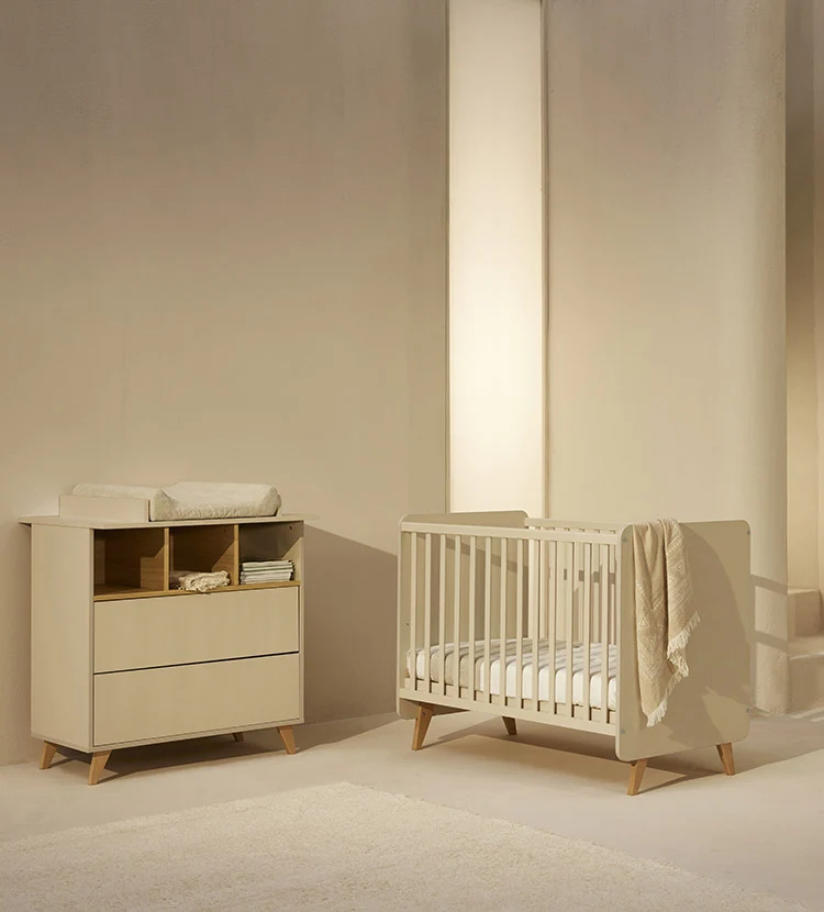 2-in-1 Bett 'Loft' Weiß 140 x 70 cm