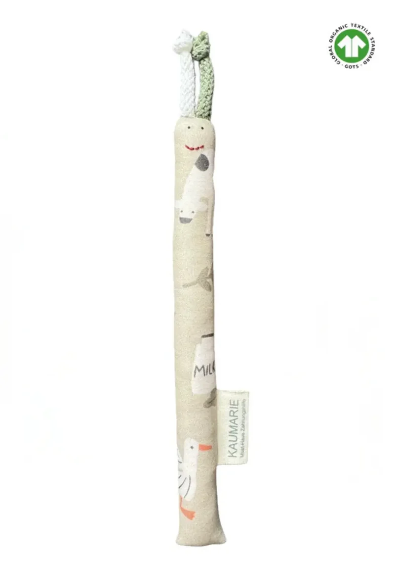 Zahnungshilfe Bio Kaumarie 'Lieselotte' hell-olive