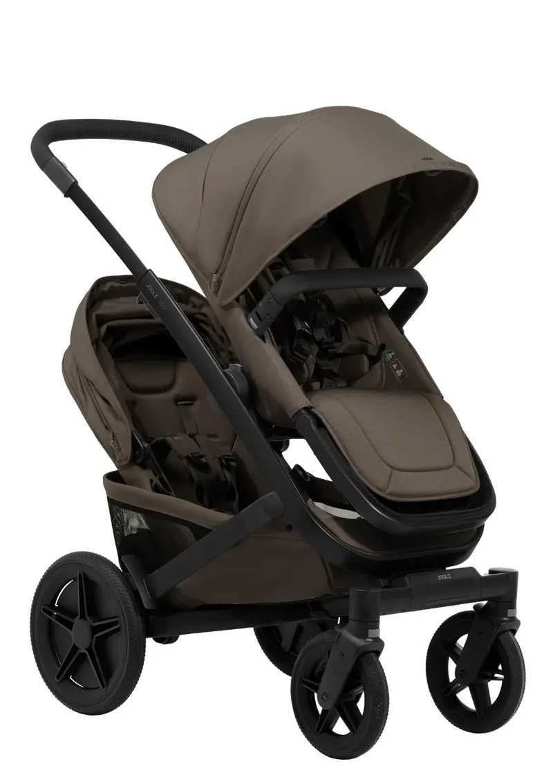 Zwillings-Kinderwagen-Set 'Geo5 Twin' Hazel Brown