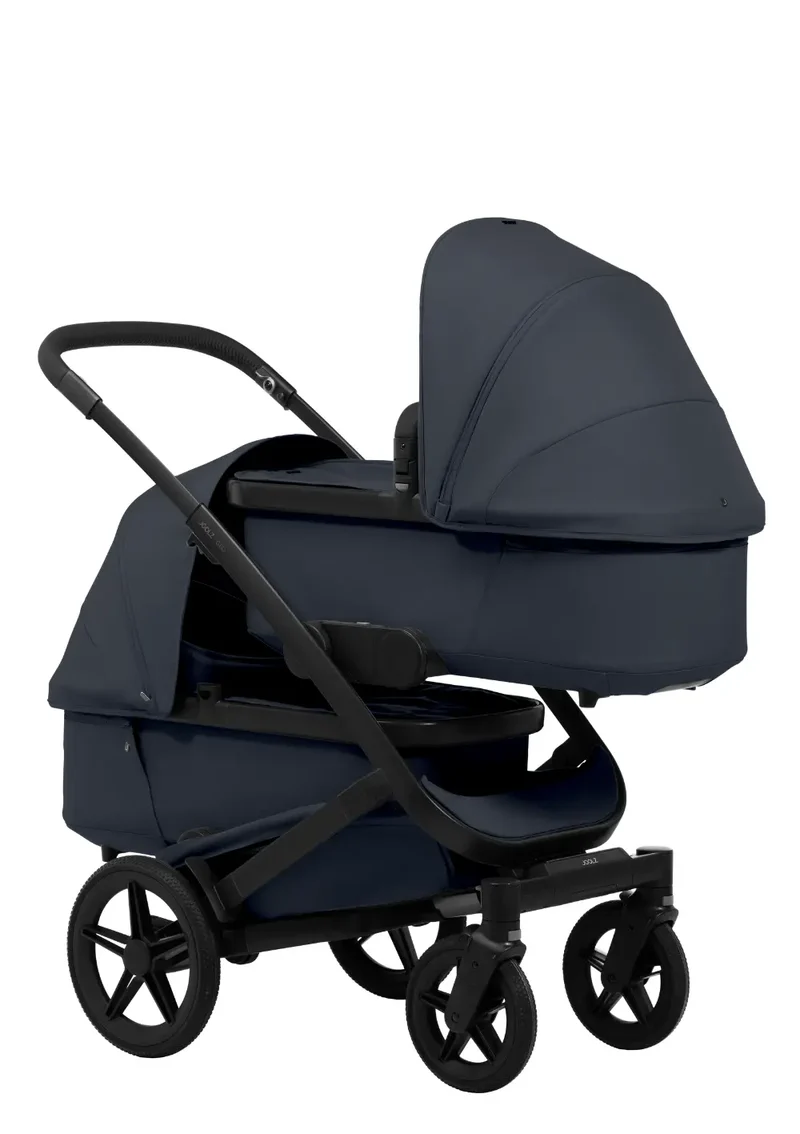 Zwillings-Kinderwagen-Set 'Geo5 Twin' Dark Navy Blue