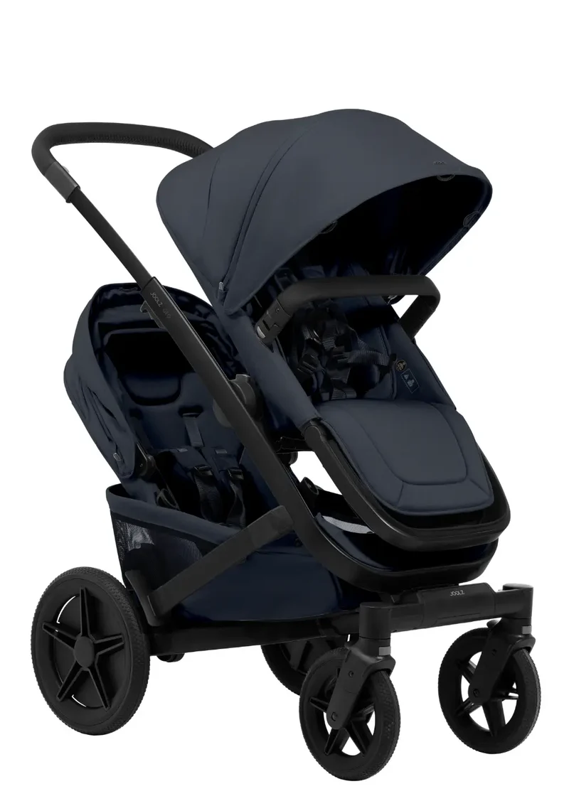 Zwillings-Kinderwagen-Set 'Geo5 Twin' Dark Navy Blue