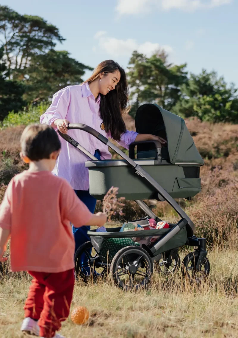 Kinderwagen-Set 'Geo5 Single' Forest Green
