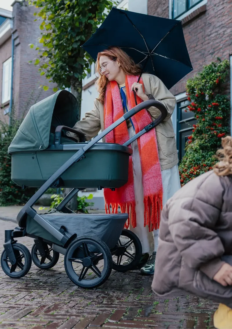 Kinderwagen-Set 'Geo5 Single' Forest Green