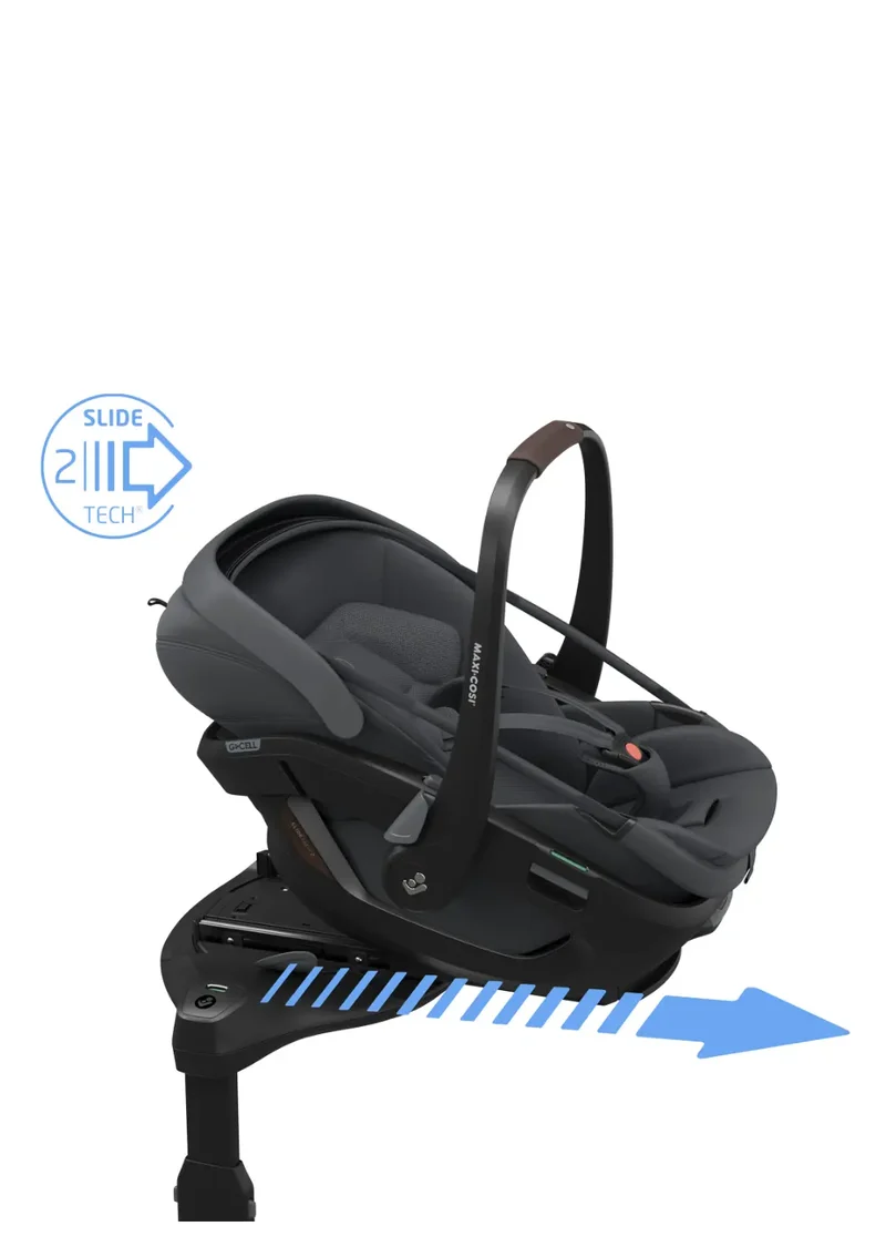 Babyschale 'Coral Slide Pro' Moon Graphite