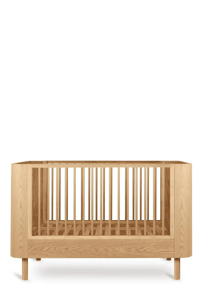 2-in-1 Babybett 'Yume' Natural Ash 140 x 70 cm