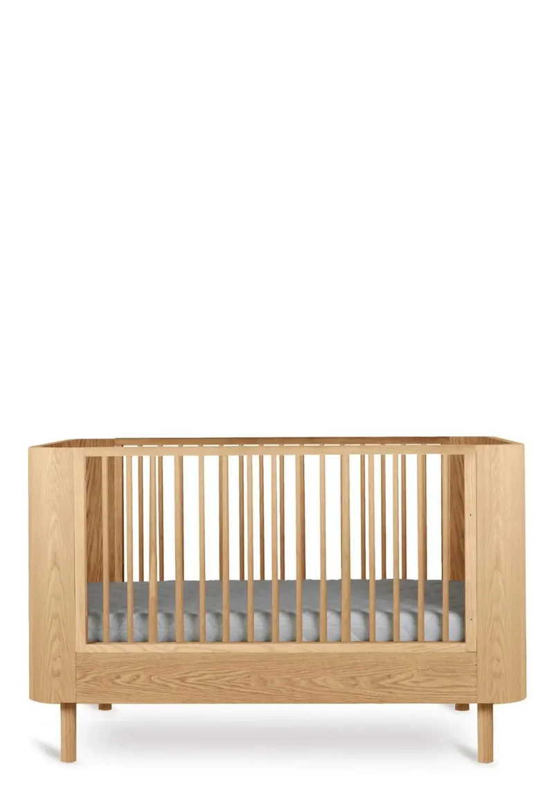 2-in-1 Babybett 'Yume' Natural Ash 140 x 70 cm