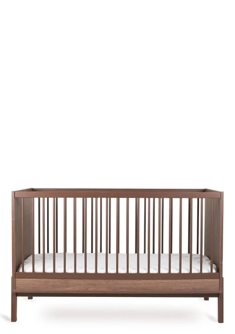2-in-1 Babybett 'Ashi' Chestnut 140 x 70 cm